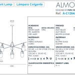 Specifications Almon Pendant Lamp