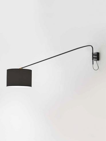 XTRA Wall Lamp Matt Black or Chrome By Fornasevi Ref.A1172-2 nº1 600×800