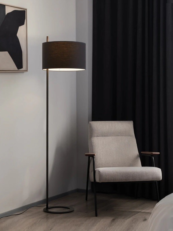 Athina Floor Lamp Blk by Massmi
