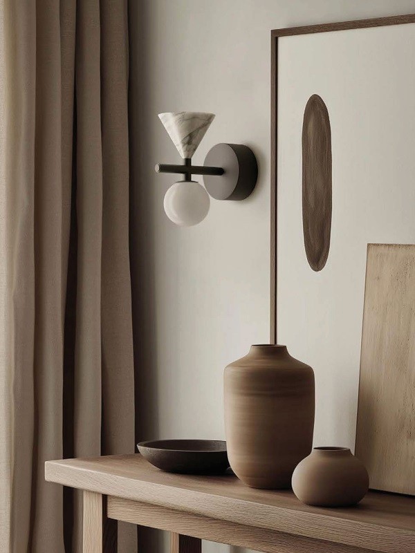 Oneta Wall Light Black Marble_by_Aromas